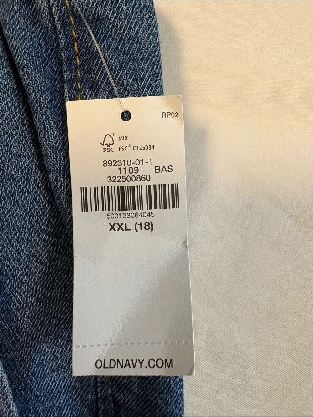 Old Navy Blue Pull-On Kids Jeans with Drawstring